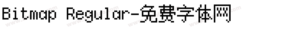 Bitmap Regular字体转换